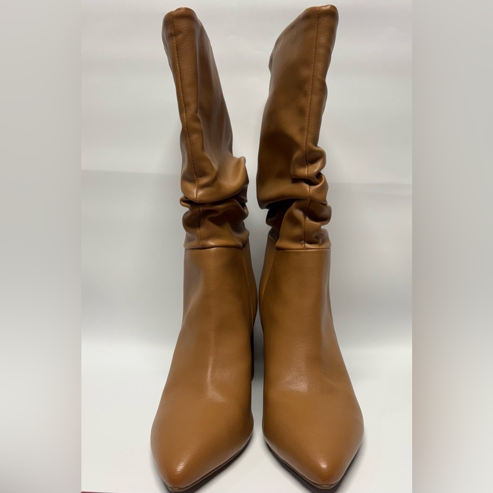 ✨Dolce Vita Rusched Mid Heeled Sock Boots Size 6.5